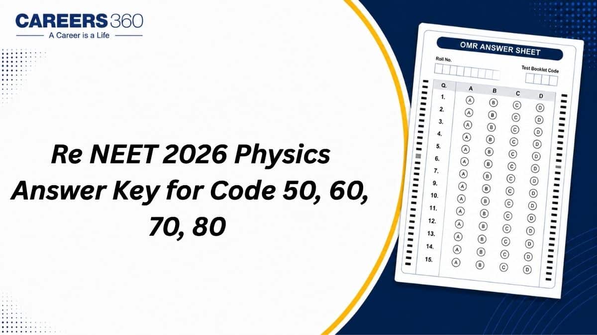 Re NEET 2026 Physics Answer Key OUT for Code 50, 60, 70, 80: PDF Download Link